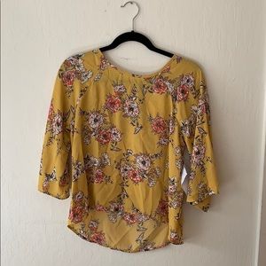 Floral Top - good with jeans for work!